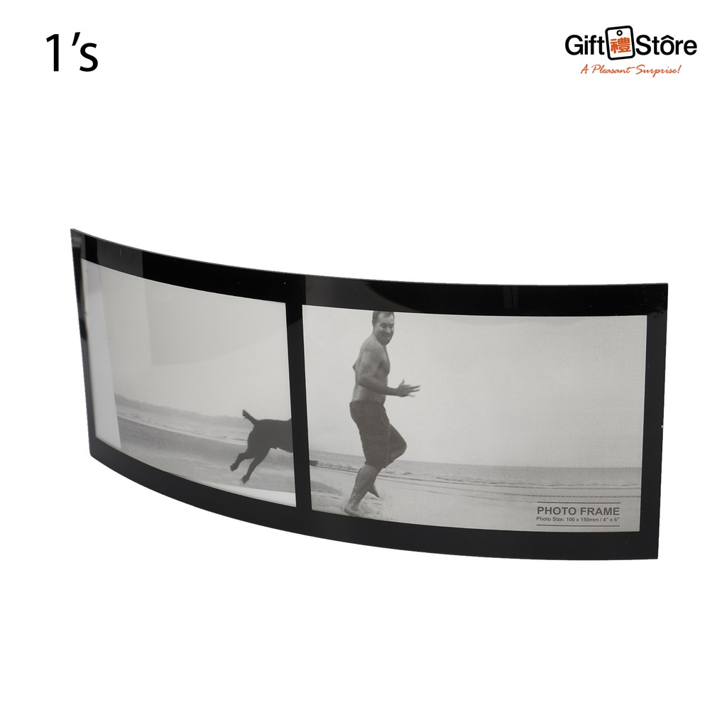 Giftstore Arch Photo Frame 5999 Special Photo Placement Black Curvy ...