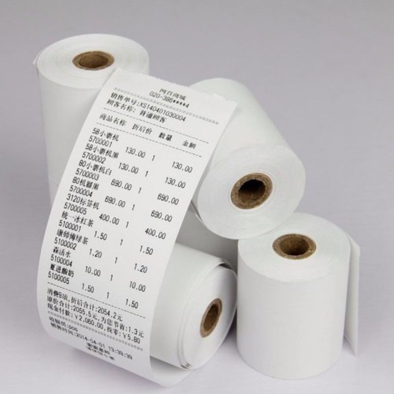Thermal Paper Roll 57mm x 60mm Kertas Cash Register Receipt POS 57x60  57mmx60mm Kertas Resit Cashier(10 Rolls) | Shopee Malaysia