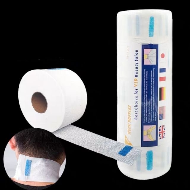 Ready Stock (5 X 100 PCS)Disposable Neck Paper Ruffles Barber Neck ...