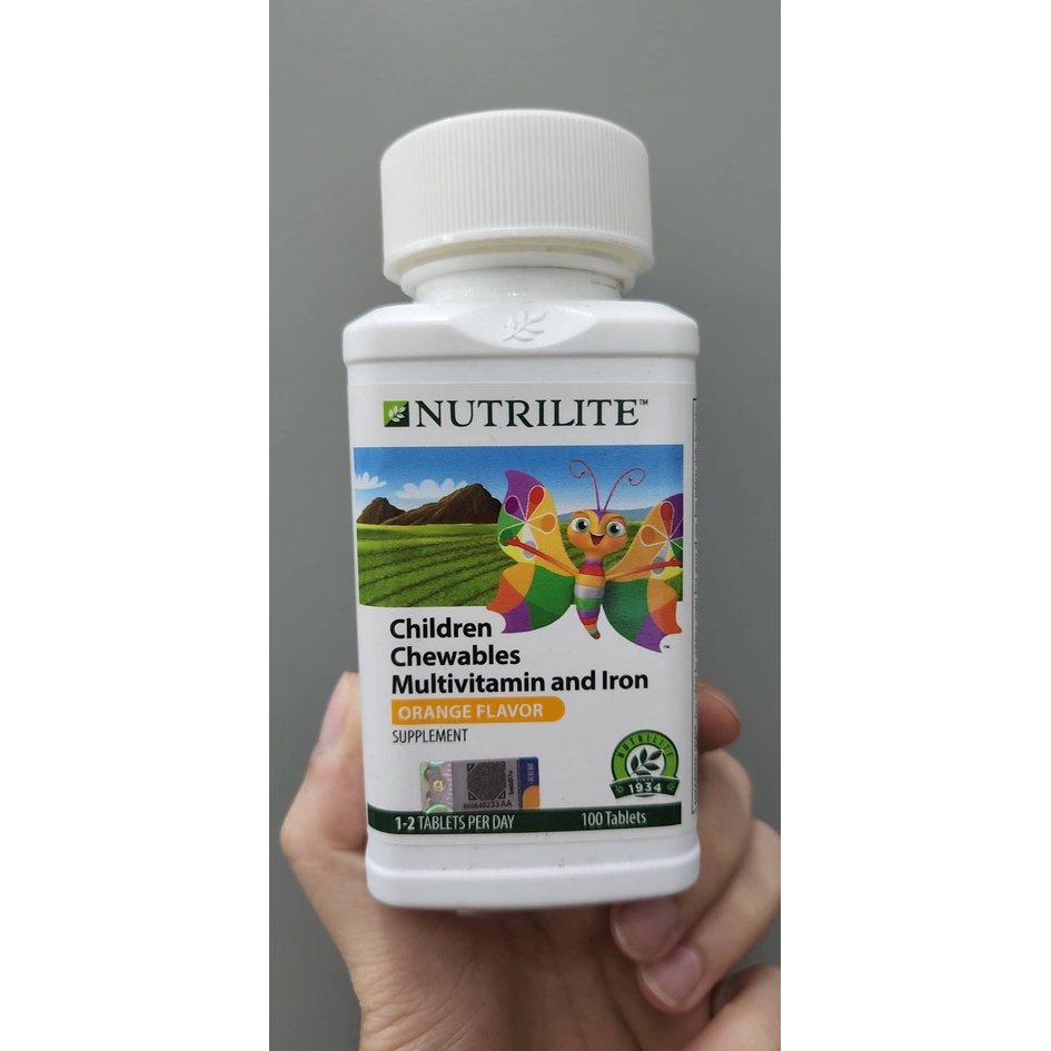 Nutrilite Children Multivitamin And Iron Chewables Tablet (100 Tab