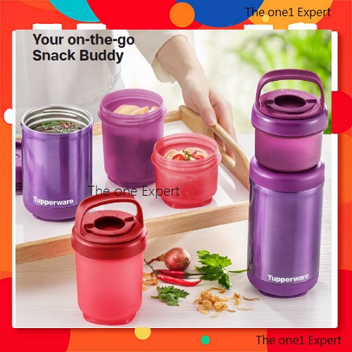 [READY Stock]Tupperware Twist N Snack Duo Set / Portable Cutlery ...