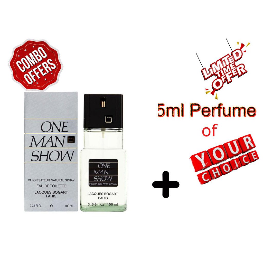 Combo Deal ONE MAN SHOW PERFUME FOR MEN 100ML + 35ml Perfume (Ready