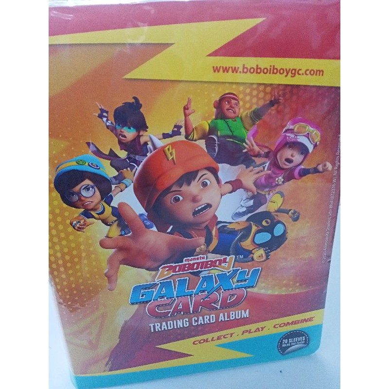 [READY STOCK] BOBOIBOY GALAXY CARD TRADING ALBUM COLLECTION PLAY ...