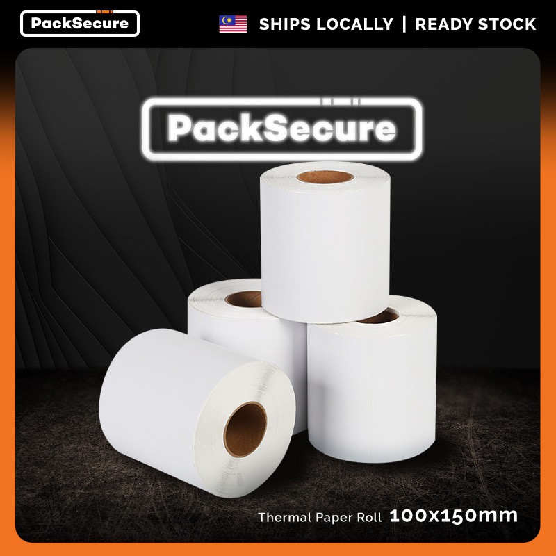 PackSecure A6 Thermal Label Paper Shipping Label Airway Bill ...