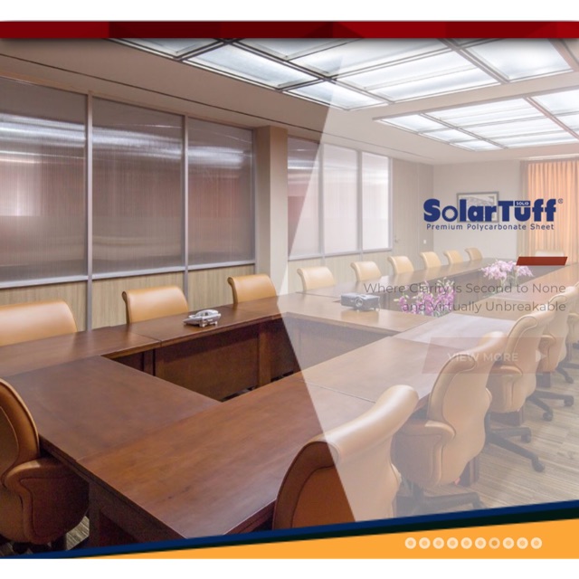 ORIGINAL SOLARFLAT 6mm solar flat solartuff solid canopy roof tiles 6 ...
