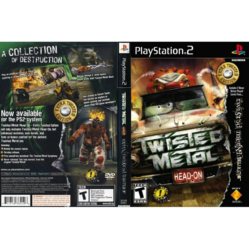 Twisted metal shop head on ps2