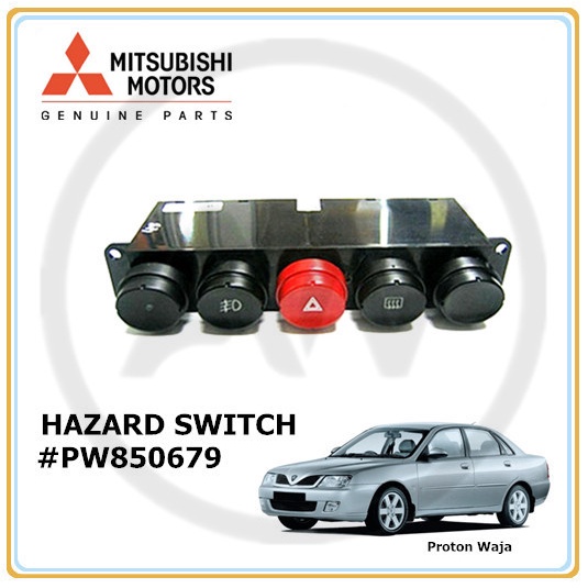 Original Proton Waja MMC Hazard Double Signal Heater Fog Light Center ...