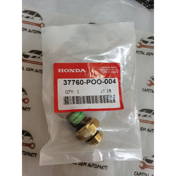 37760 P00 004 RADIATOR COOLANT FAN TEMPERATURE SENSOR SWITCH FOR HONDA   612de26f54d409a8cabcdeee0a9d9573