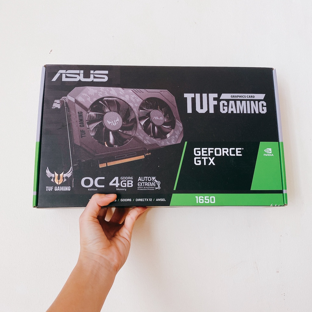 Asus GTX 1650 4G GDDR6 VGA Video Card TUF GAMING (TUF-GTX1650-4GD6-P ...