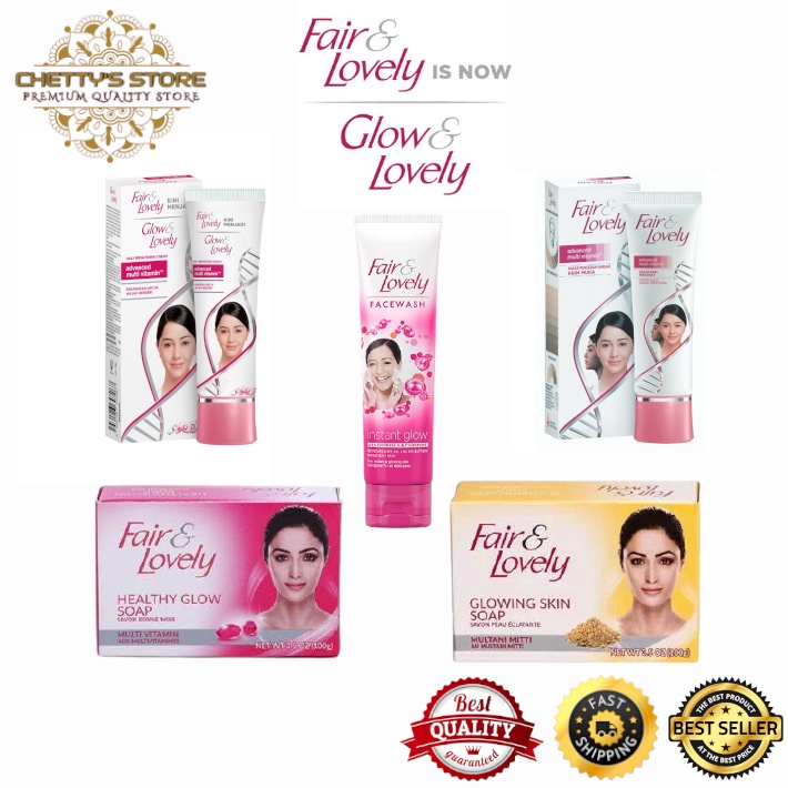 New Glow Lovely Original Malaysia India Fair Lovely Cream 50g 80g