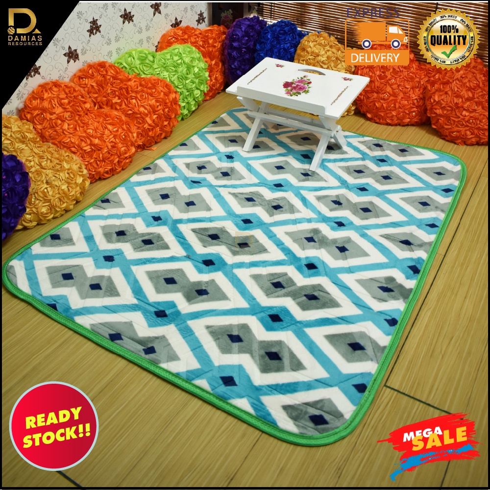 Karpet Ruangan Solat Rug Carpet cantik Bunga Abstrak | Shopee Malaysia