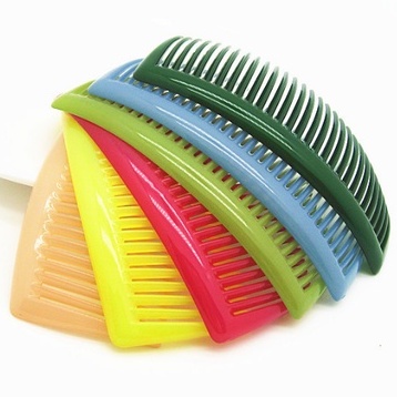 Plastic side comb hair clip(Sepit rambut berbentuk sisir)超长密齿插梳 ...