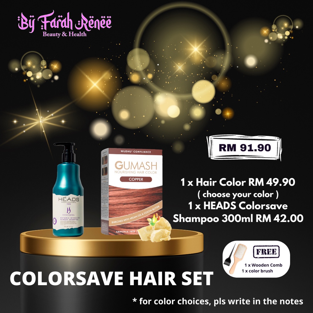 Sale Gumash Inai Rambut Halal Pewarna Rambut Patuh Syariah Sah Solat