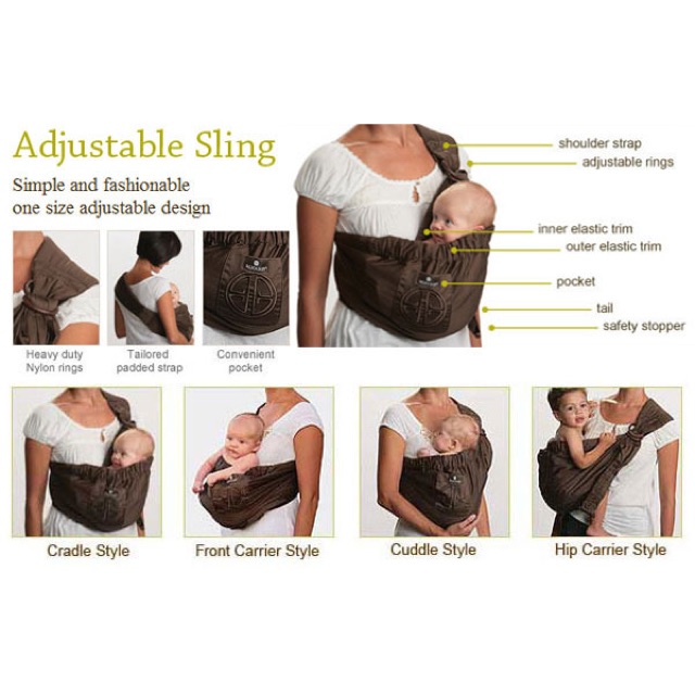 Balboa baby sling store cradle style