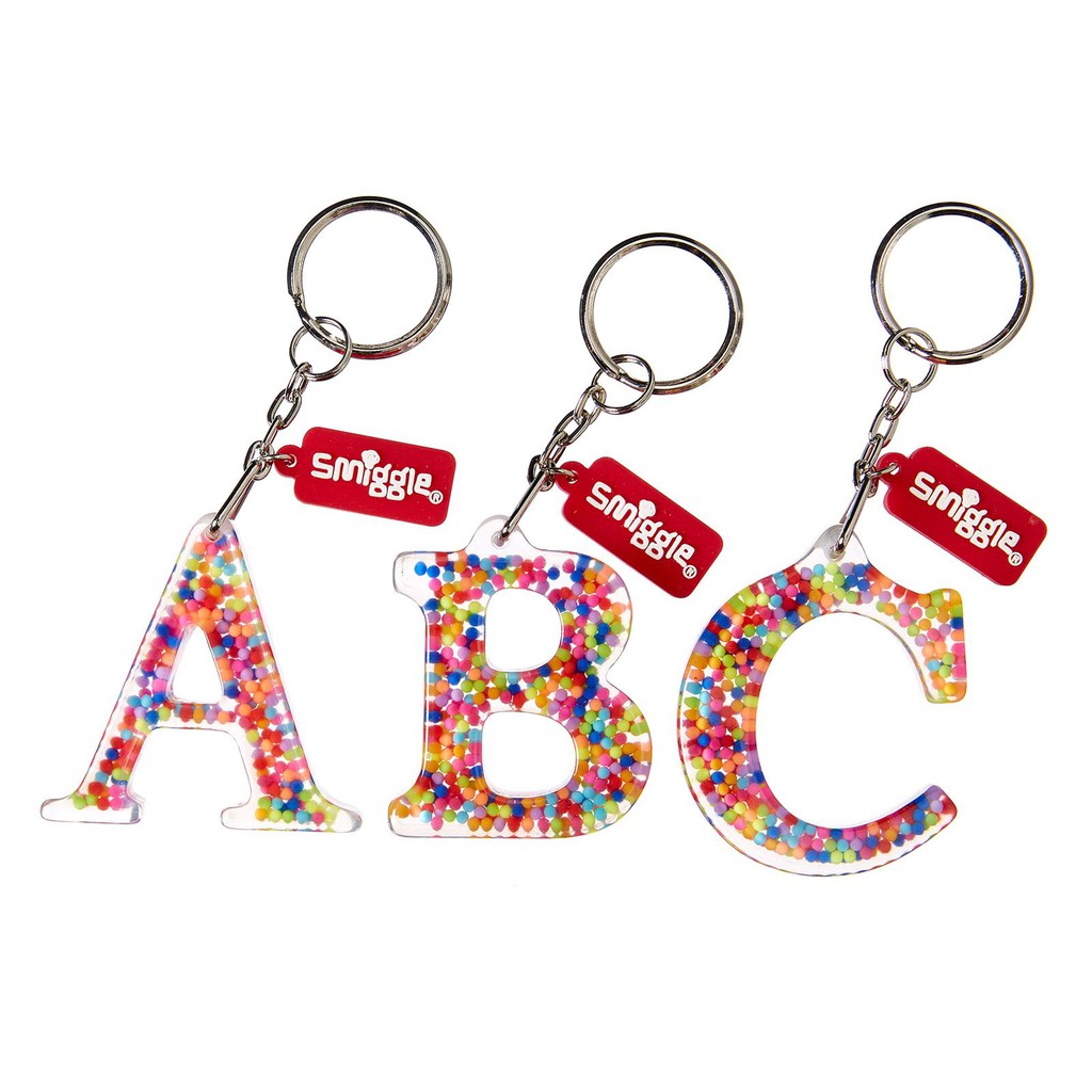 Smiggle initial keyring hot sale