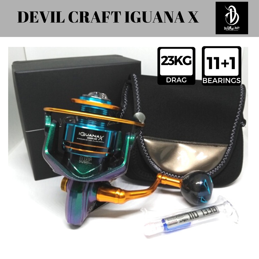 DEVIL CRAFT IGUANA X LIMITED EDITION FISHING REEL Shopee Malaysia