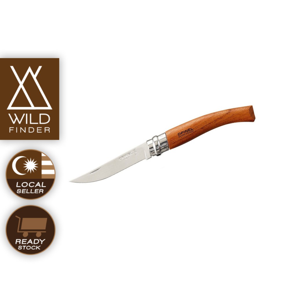 Opinel Knife Slim No. 8 Stainless Steel Inox Classic Design [READY