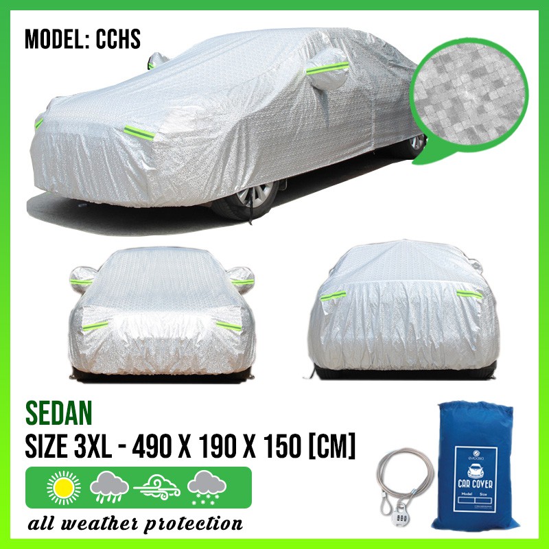 Full Reflective Car Cover With Side Door Zipper Design for Audi A4/A5
