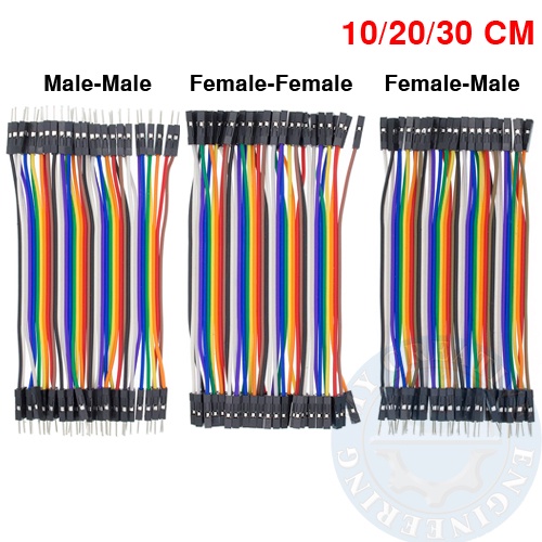 40 Pin Jumper Dupont Wire Cable Breadboard Arduino Project Female to