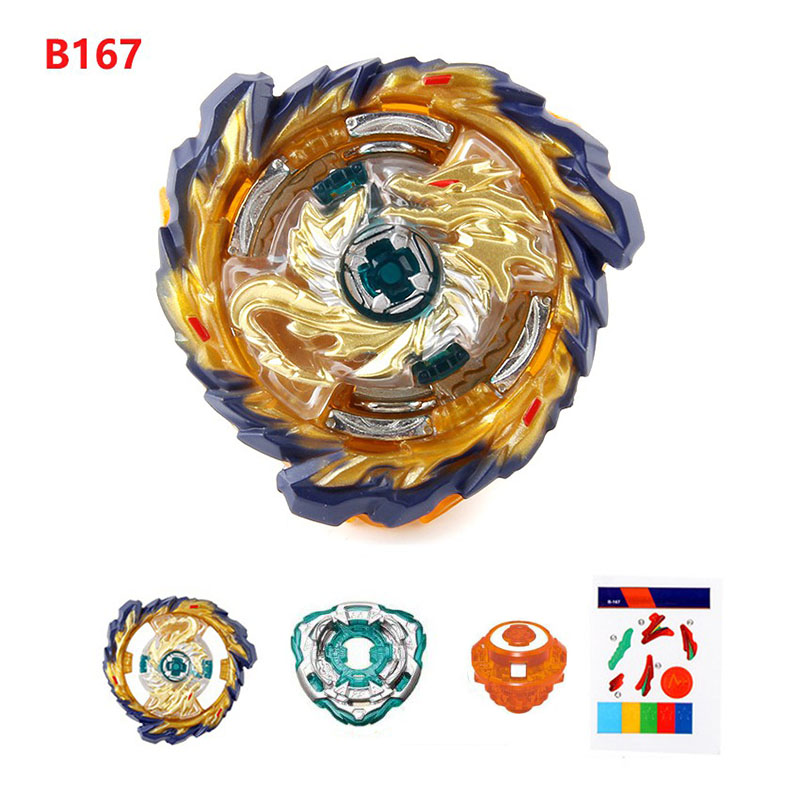 Beyblade Burst B-167 Sparking SuperKing Booster Mirage Fafnir B-163 ...