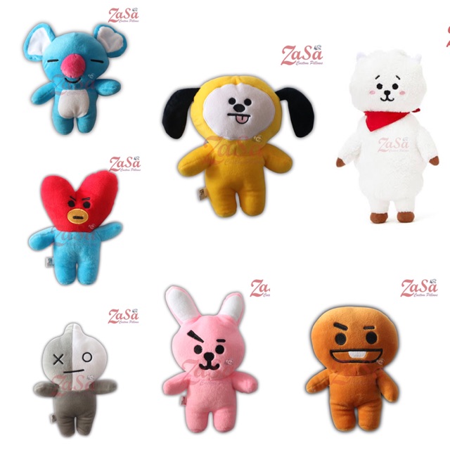 Bts BT21 Dolls All Characters / BTS Chimmy Van Chooky Shooky Rj Koya ...