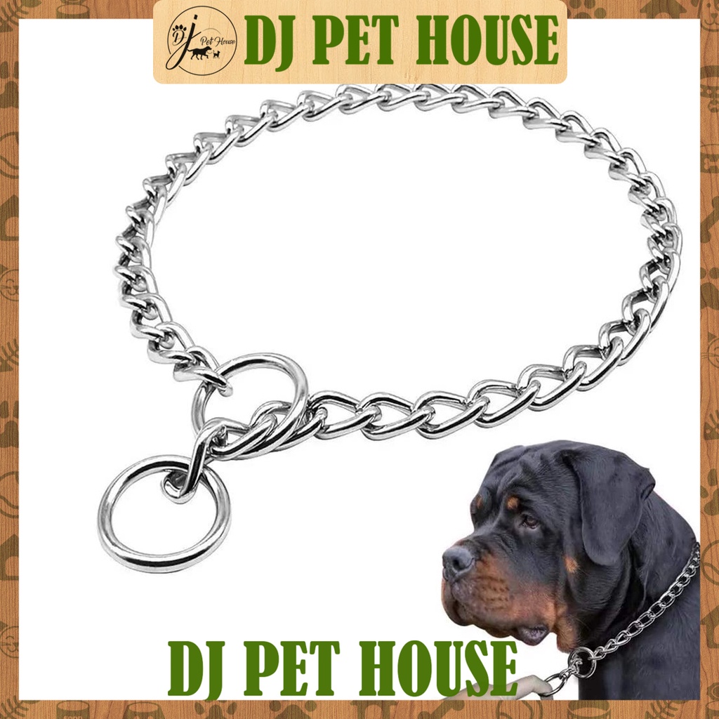 Stainless Steel Choke Chain For Dog (Available in 5 size) Shopee Malaysia