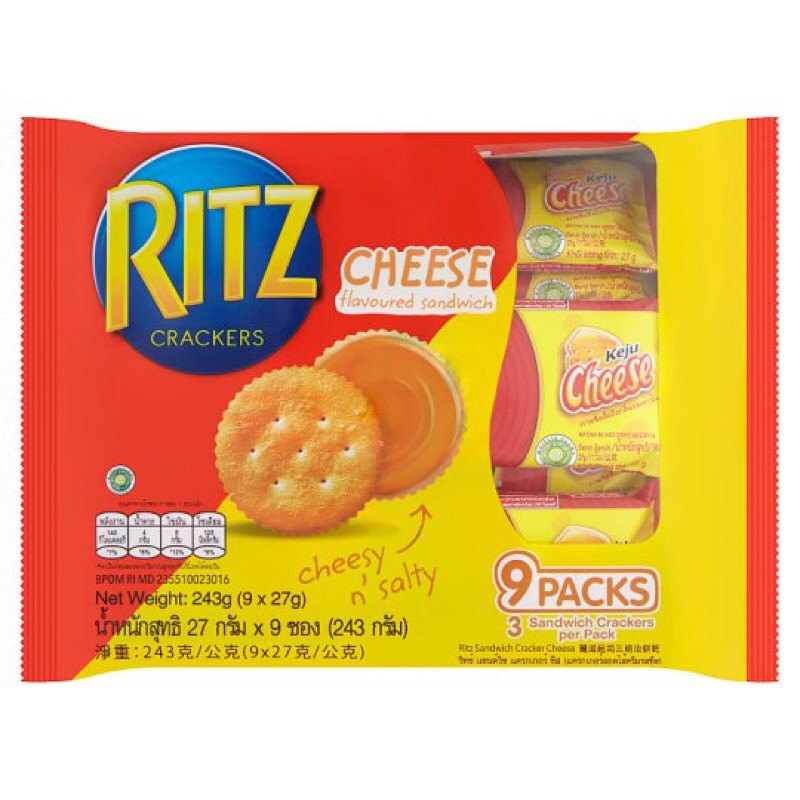 Ritz Cheese Sandwich 243g Shopee Malaysia 1713