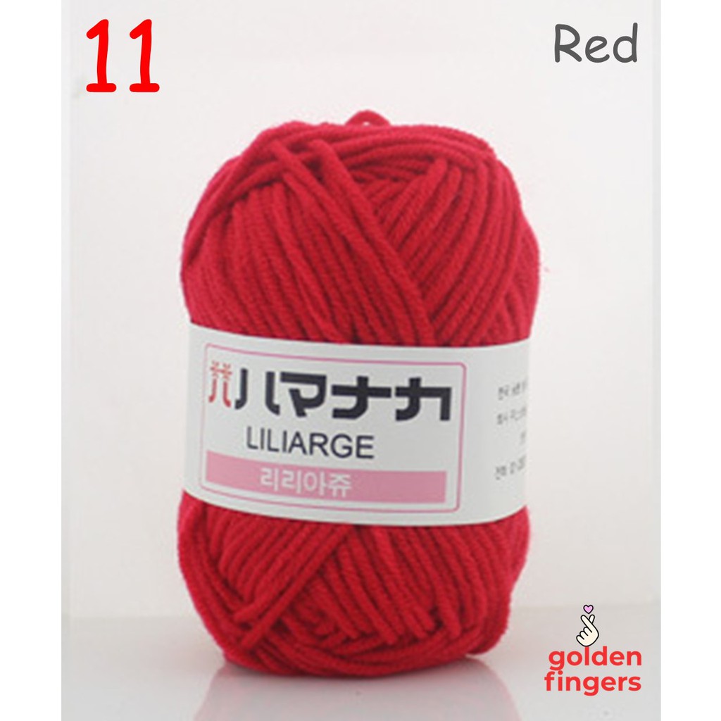 (Wholesale) LILIARGE 25grams 4plys Milk Yarn / soft Yarn / Baby Yarn