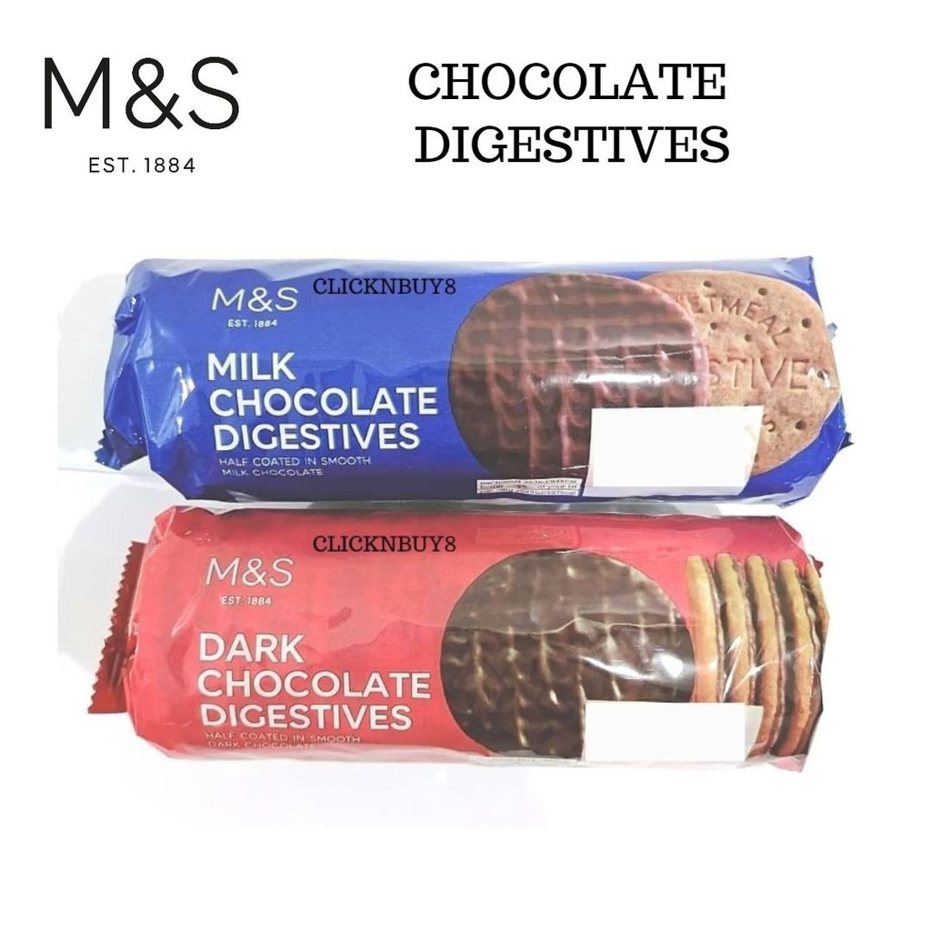 🔥sale Sale Sale🔥marks And Spencer Chocolate Digestive Biscuits Milk Chocolate Dark Chocolate 7778