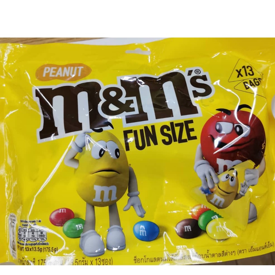 M&M 'S FUN SIZE CHOCOLATE/PEANUT/CRISPY 144G-175.5G