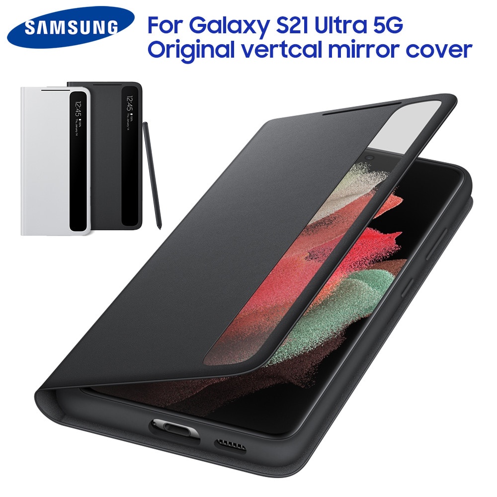 Original Samsung Smart Clear View Cover for Samsung Galaxy S21 Ultra 5G