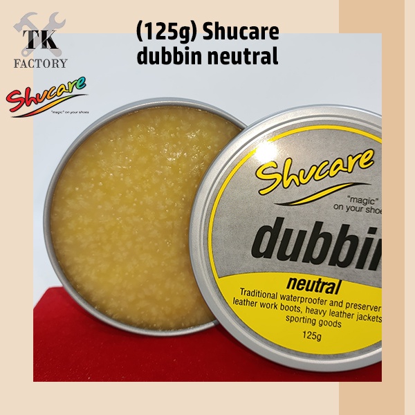 (125g) Shucare Dubbin Neutral Leather Care Conditioner / Pengilat Kasut