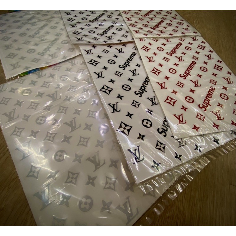 LV Supreme High Quality REFLECTIVE Sticker