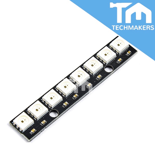 WS2812B 2812 8-Bit RGB LED Stick RGB Stick Control Color Colour LED ...