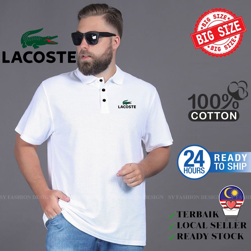 Plus size clearance lacoste polo shirts