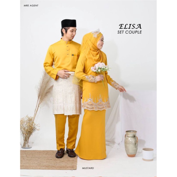 Baju nikah gold best sale