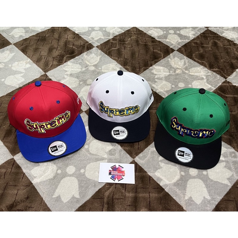 READYSTOCK‼️Supreme x new era 59 fifty gonz logo cap | Shopee