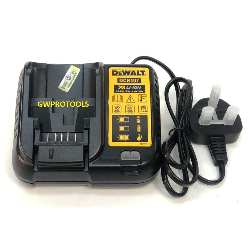 Dewalt battery charger discount dcb107