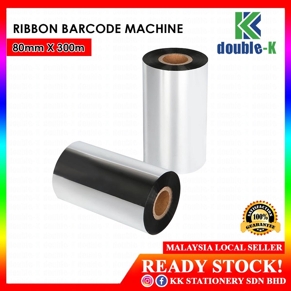 BARCODE RIBBON FOR BARCODE MACHINE (S) RM11.00/each and (L) RM20.50 ...