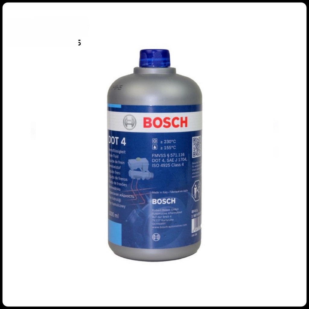 Original Bosch Dot4 Brake Fluid 1000mL ( Made In Italy ) | Shopee Malaysia