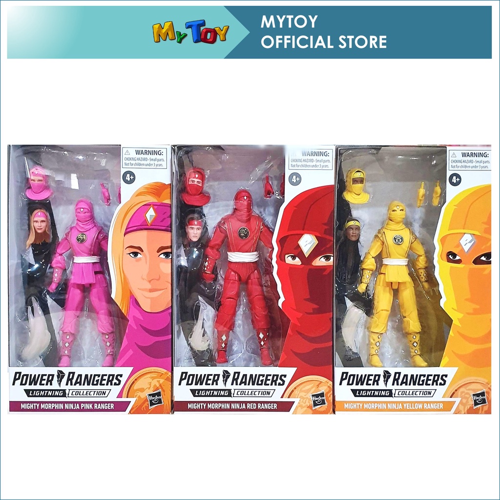Power Rangers Lightning Collection Mighty Morphin Ninja Red Ranger ...