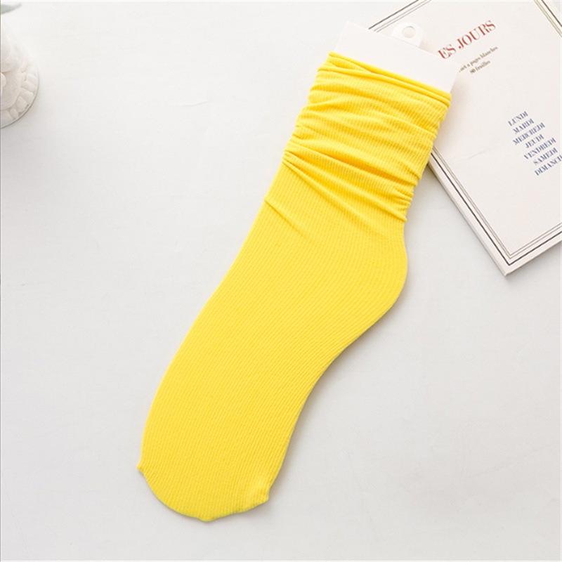 Korean Version of Women's Socks Ins Mid-tube Socks Ultra-thin ...