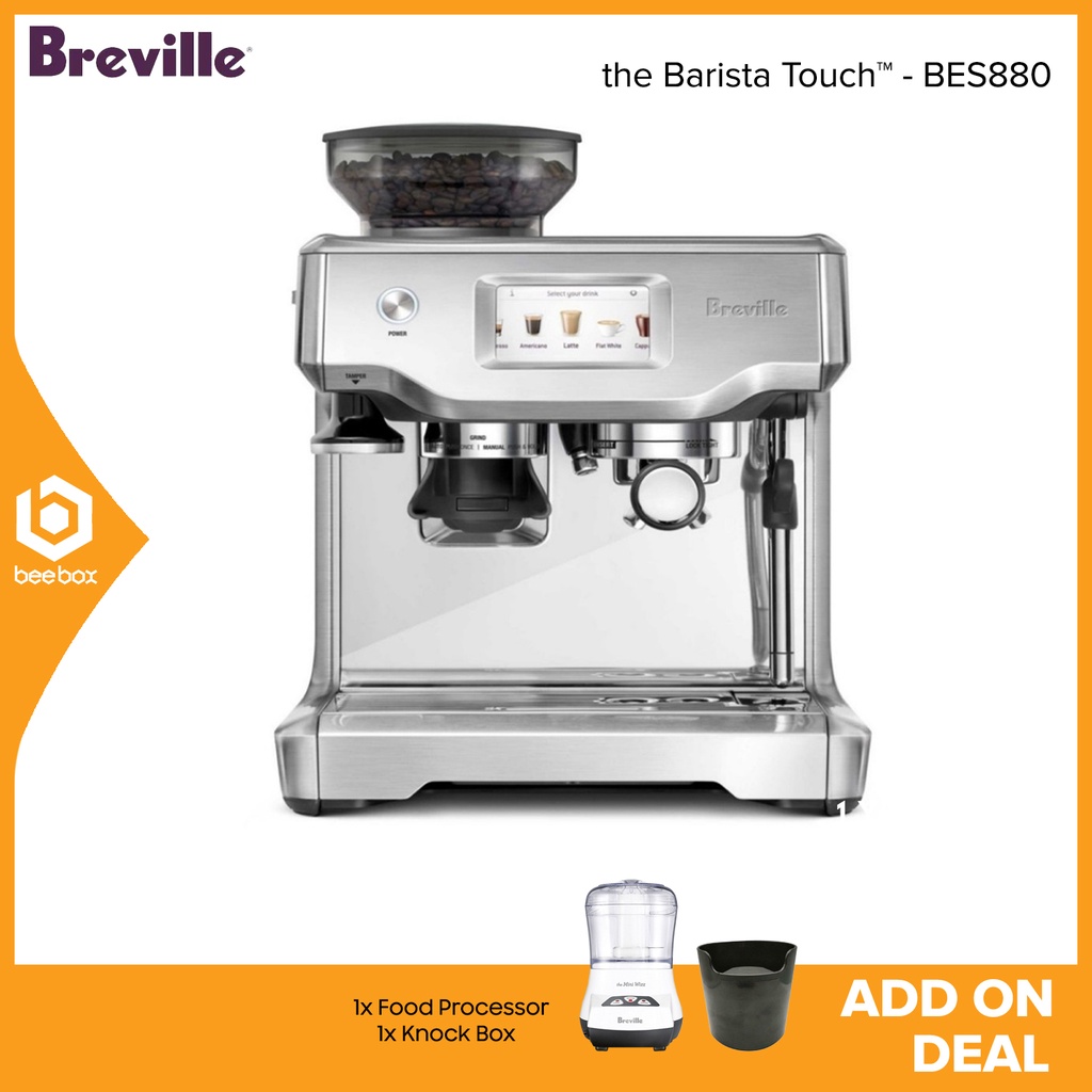 Breville The Barista Touch BES880 Automatic Coffee Machine with ...