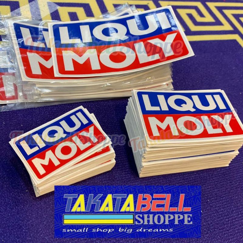 Sticker liqui moly/stiker liqui moly/ Liqui moly/ stiker merah biru