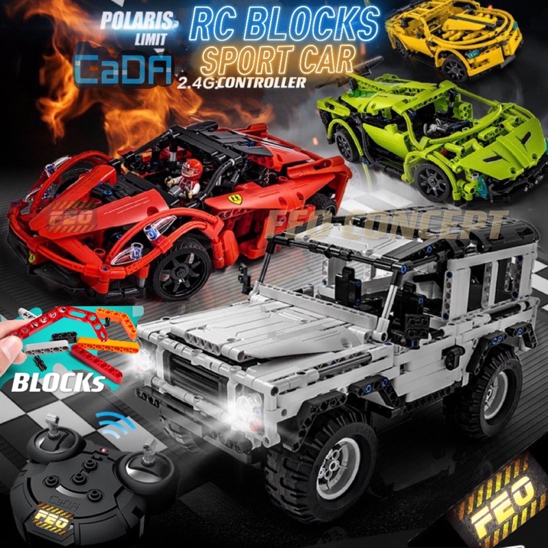 EE Cadfi Building Blocks Car Remote Control Model Car High Tech Rc
