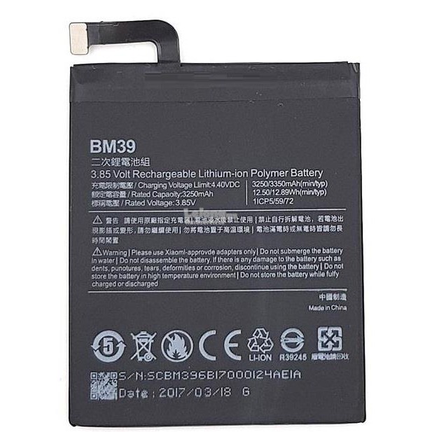 XIAOMI MI 6 MI6 BATTERY BATERI BM39 3350MAH | Shopee Malaysia