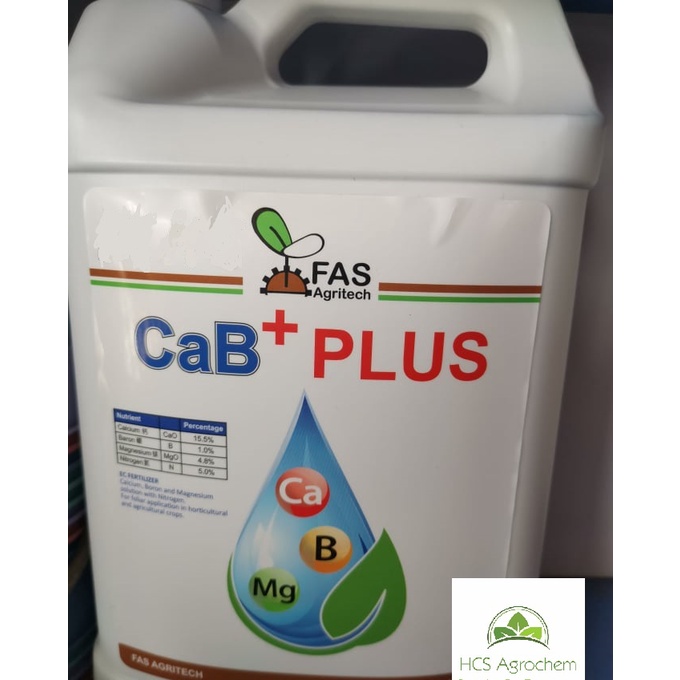 (+5Lit) Baja/Fertilizer Foliar Calcium Boron Magnesium CAB+ PLUS