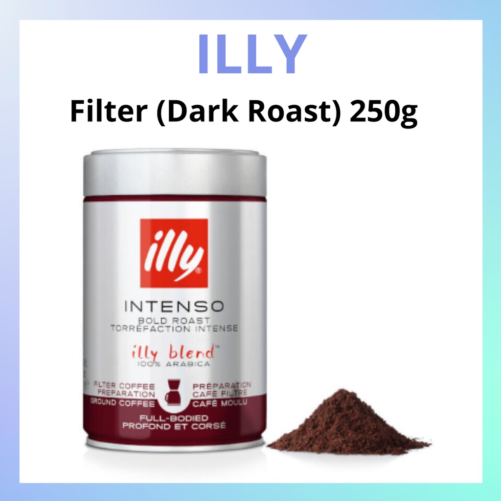 [READY STOCK] illy Ground Drip Intenso Coffee Dark Roast 250g