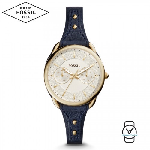 Fossil tailor multifunction leather watch hot sale