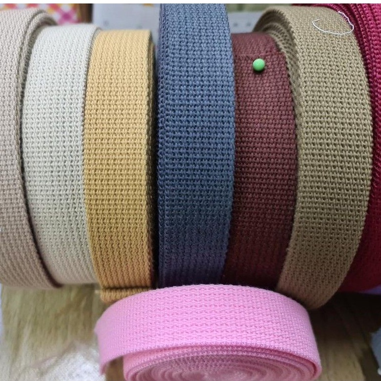 30mm> 1mts Thick Korean Cotton Webbing Tape Bag Strap , Medium Heavy Weight  ,suitable for bag making